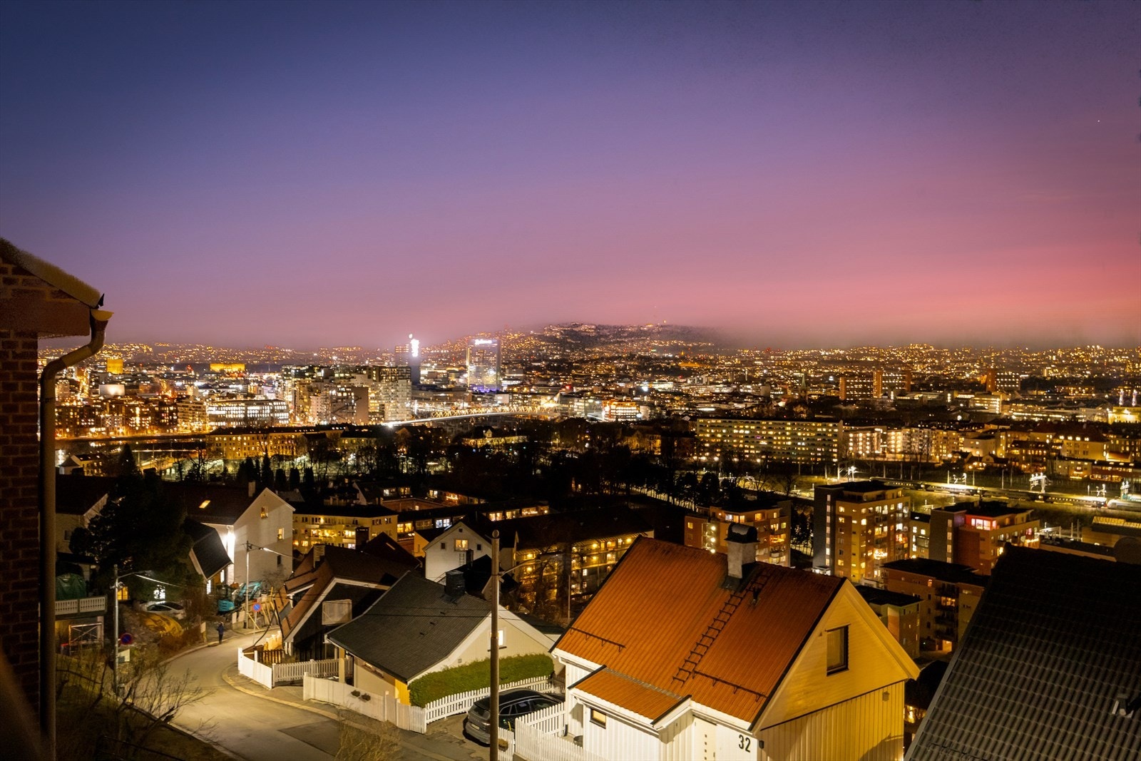 Her kan du nyte upåklagelig utsikt over Oslo by fra din egen stue! Galleribilde