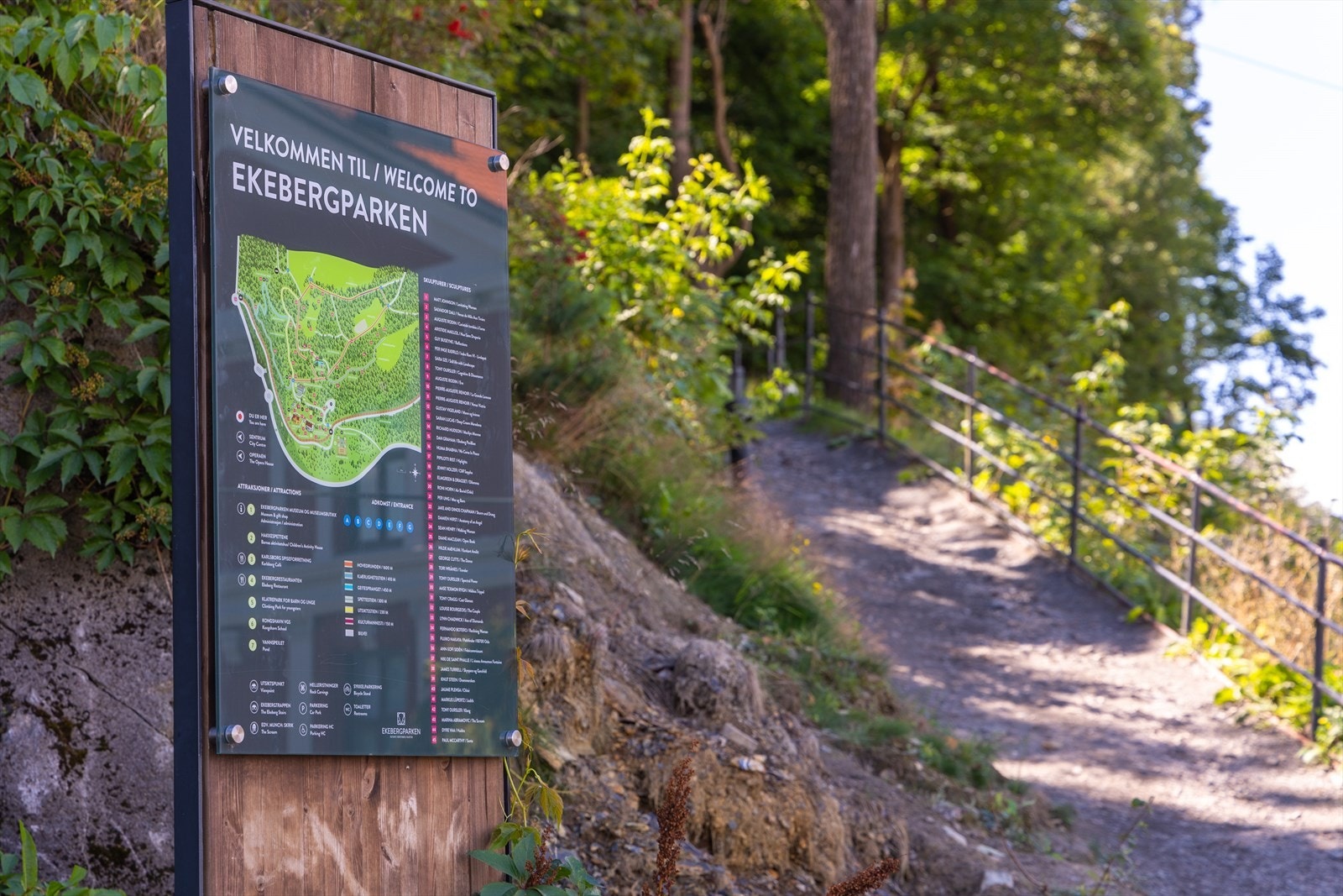 Fantastiske turmuligheter, bl.a. opp til Ekebergparken, rett utenfor døren. Galleribilde