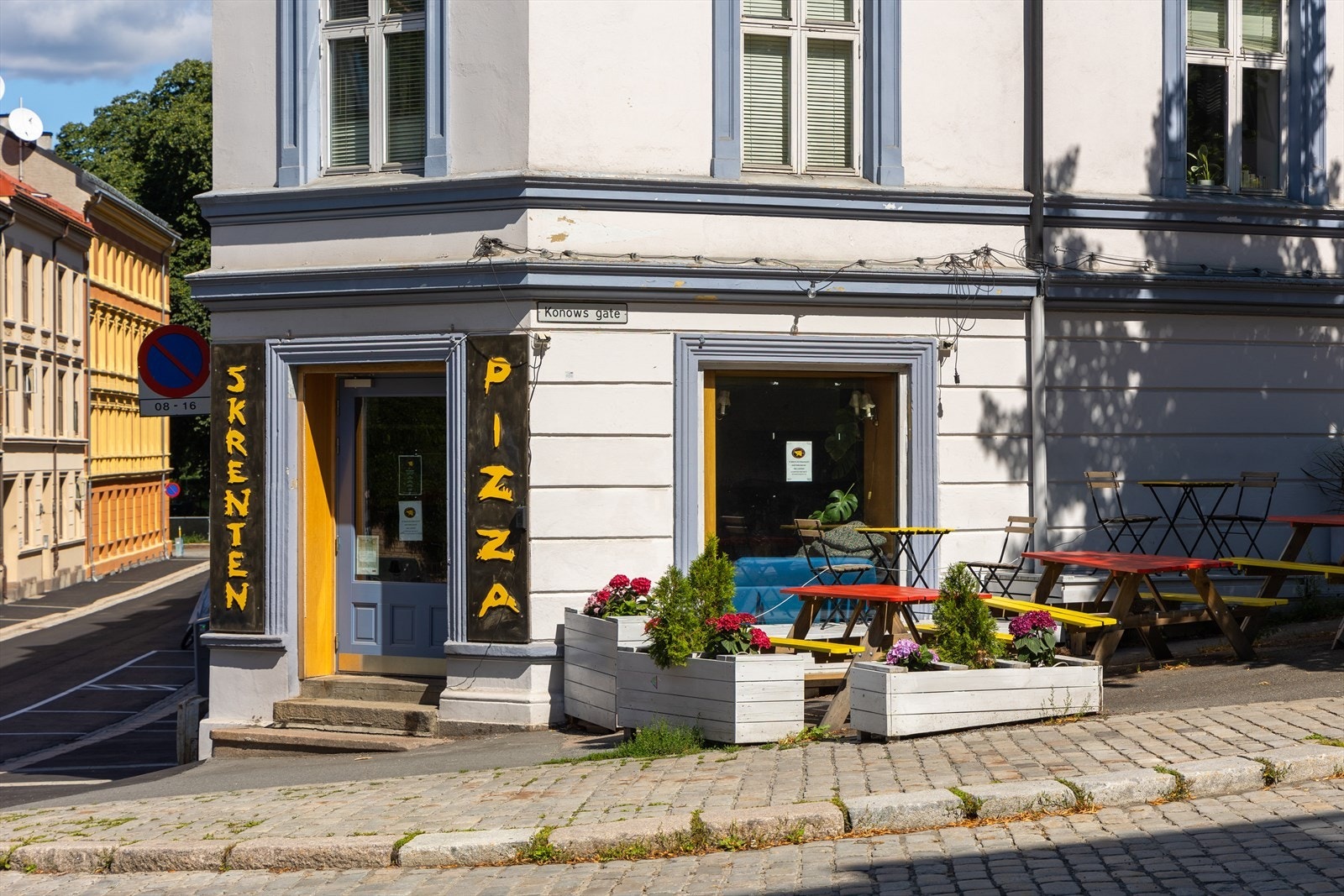 Skrenten Pizza er en stor favoritt i nabolaget. Galleribilde