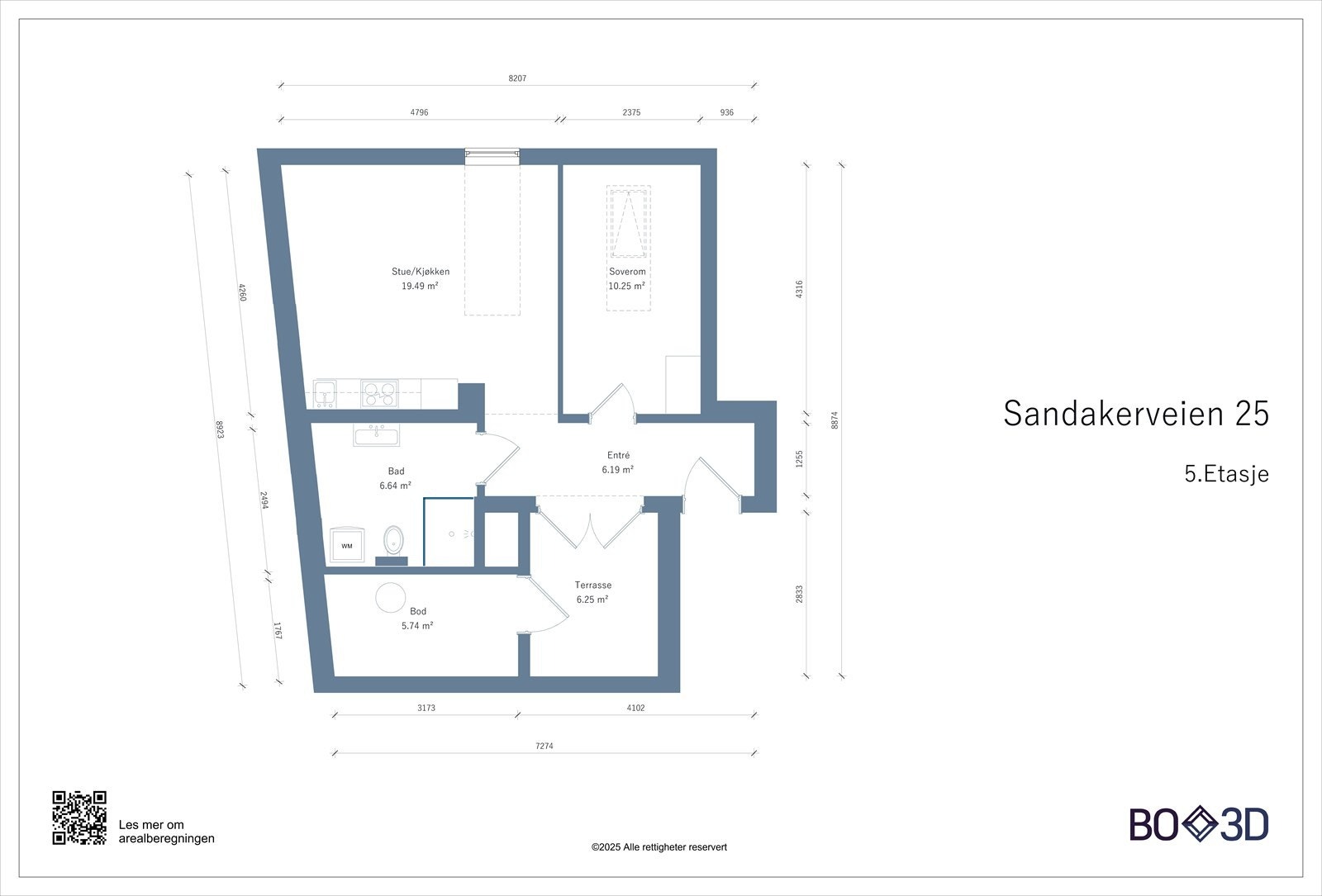 Plantegning Galleribilde