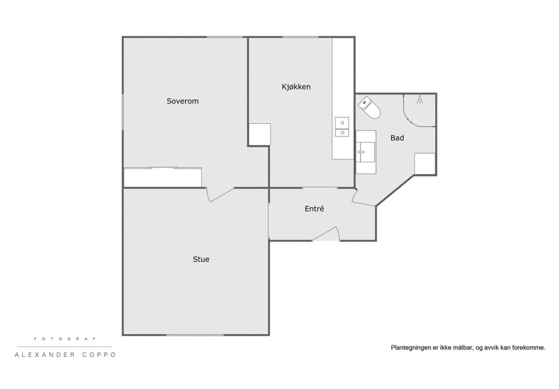 Plantegning 2.etg. Galleribilde