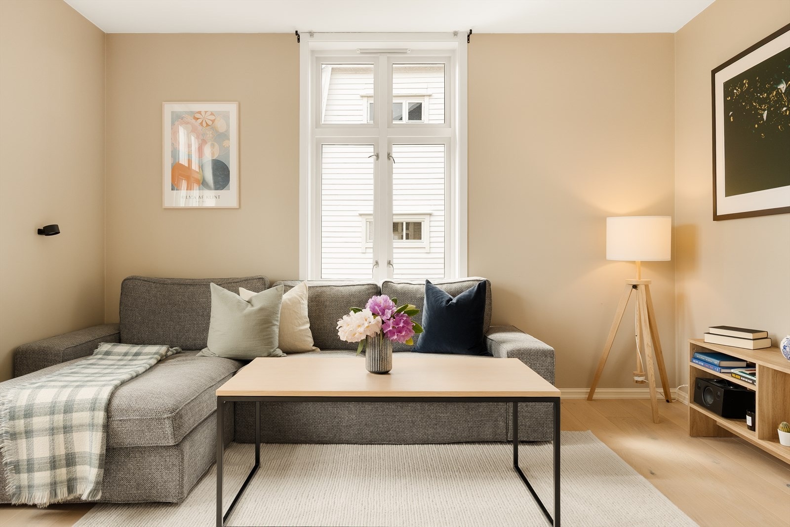 Stuen er målt til 15,1 kvm. Galleribilde