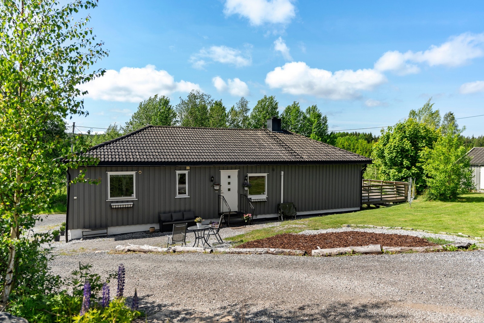 Dagligvarehandelen kan enkelt gjøres på Joker Svinndal, og trenger du et bredere servicetilbud, er det korte kjøreturer til handelssteder som Mosseporten, Askimtorget og Ski Storsenter. Galleribilde