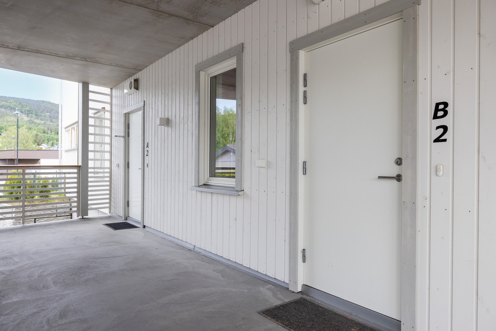 Overbygget inngangsparti. Galleribilde