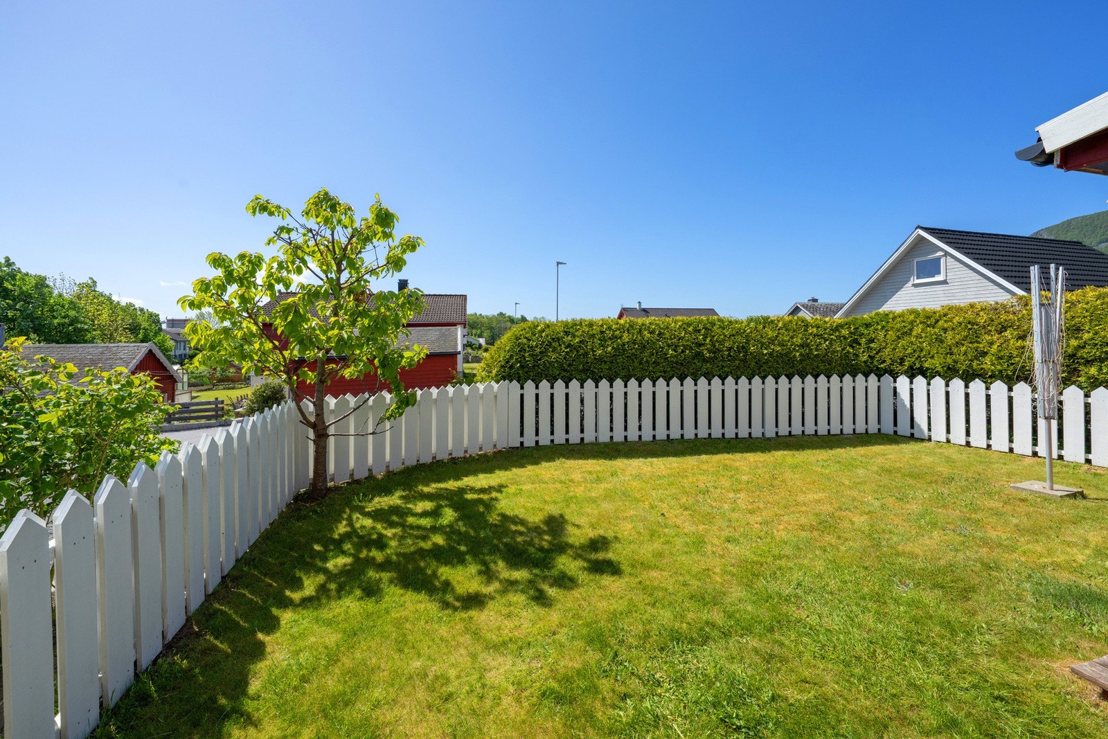 Her er det rikelig med plass for store, små og firbente venner å boltre seg på. Galleribilde