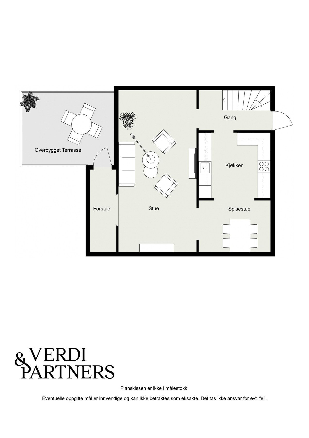 1.etg. Plantegning kan avvike fra de faktiske forhold. Galleribilde