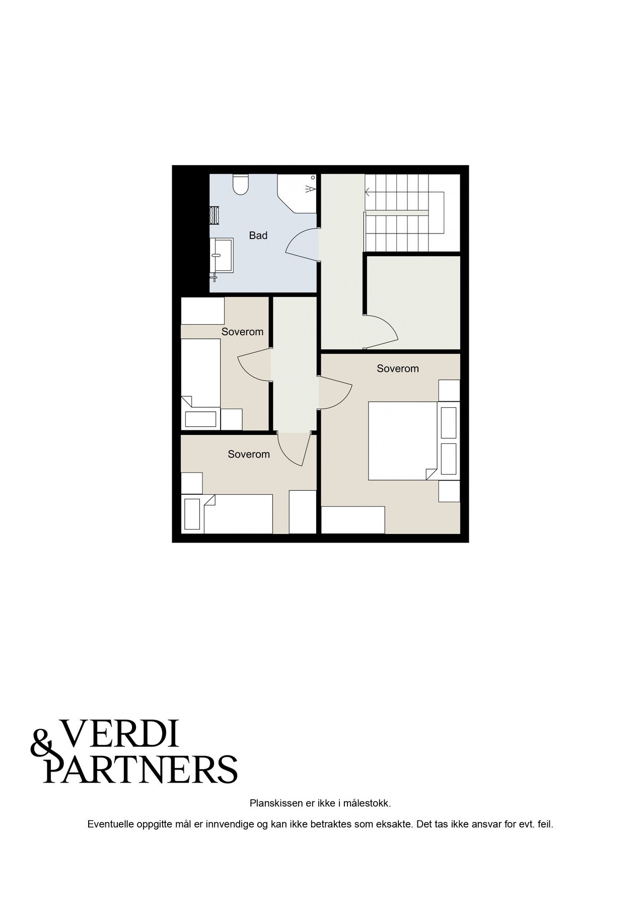 2.etg.. Plantegning kan avvike fra de faktiske forhold. Galleribilde