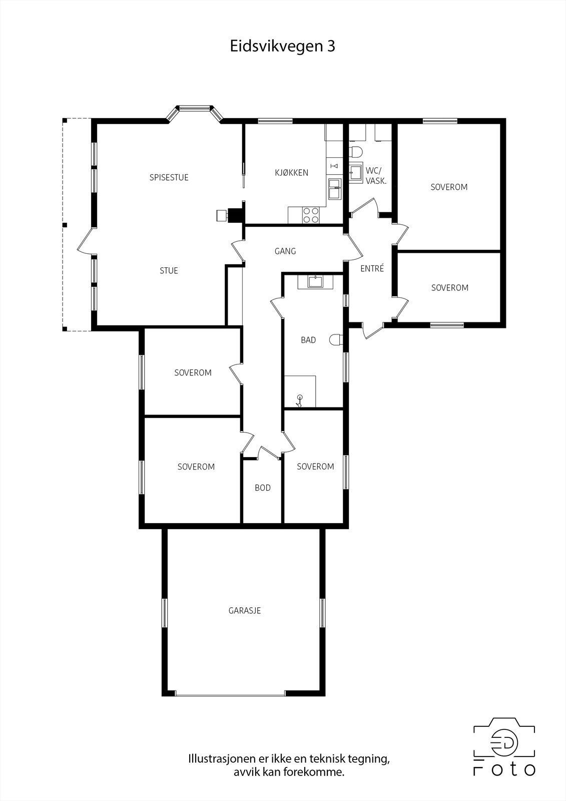 Plantegning Galleribilde