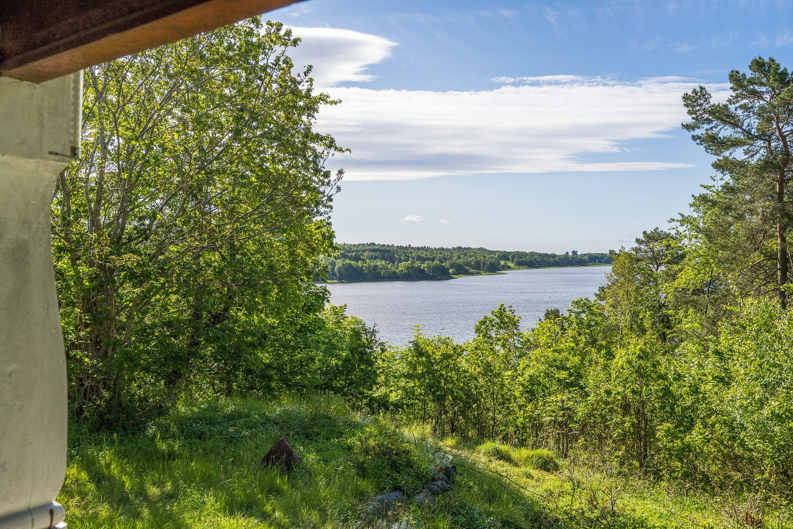 Koselig utsikt fra verandaen Galleribilde