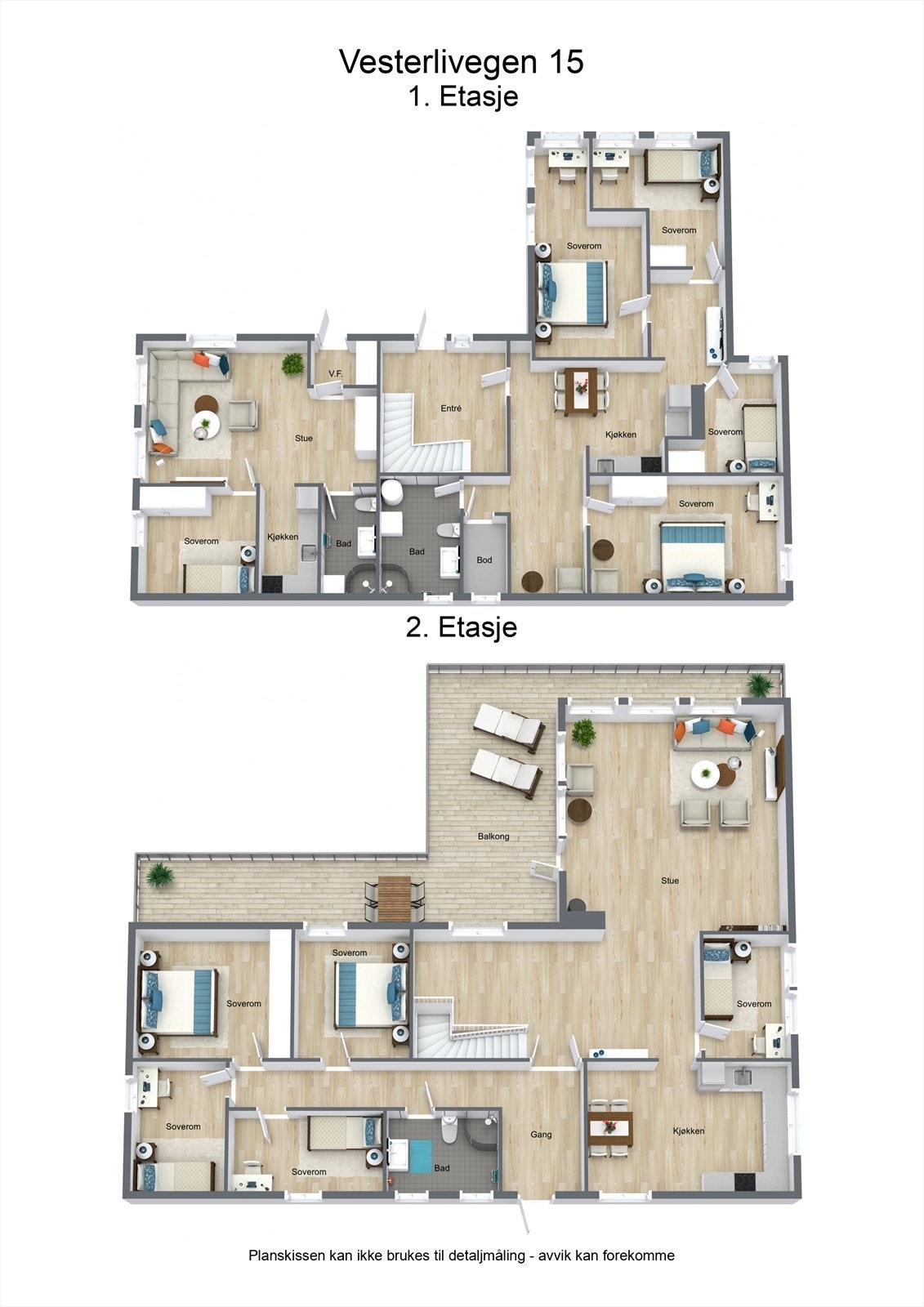 Plantegning - 3D Galleribilde