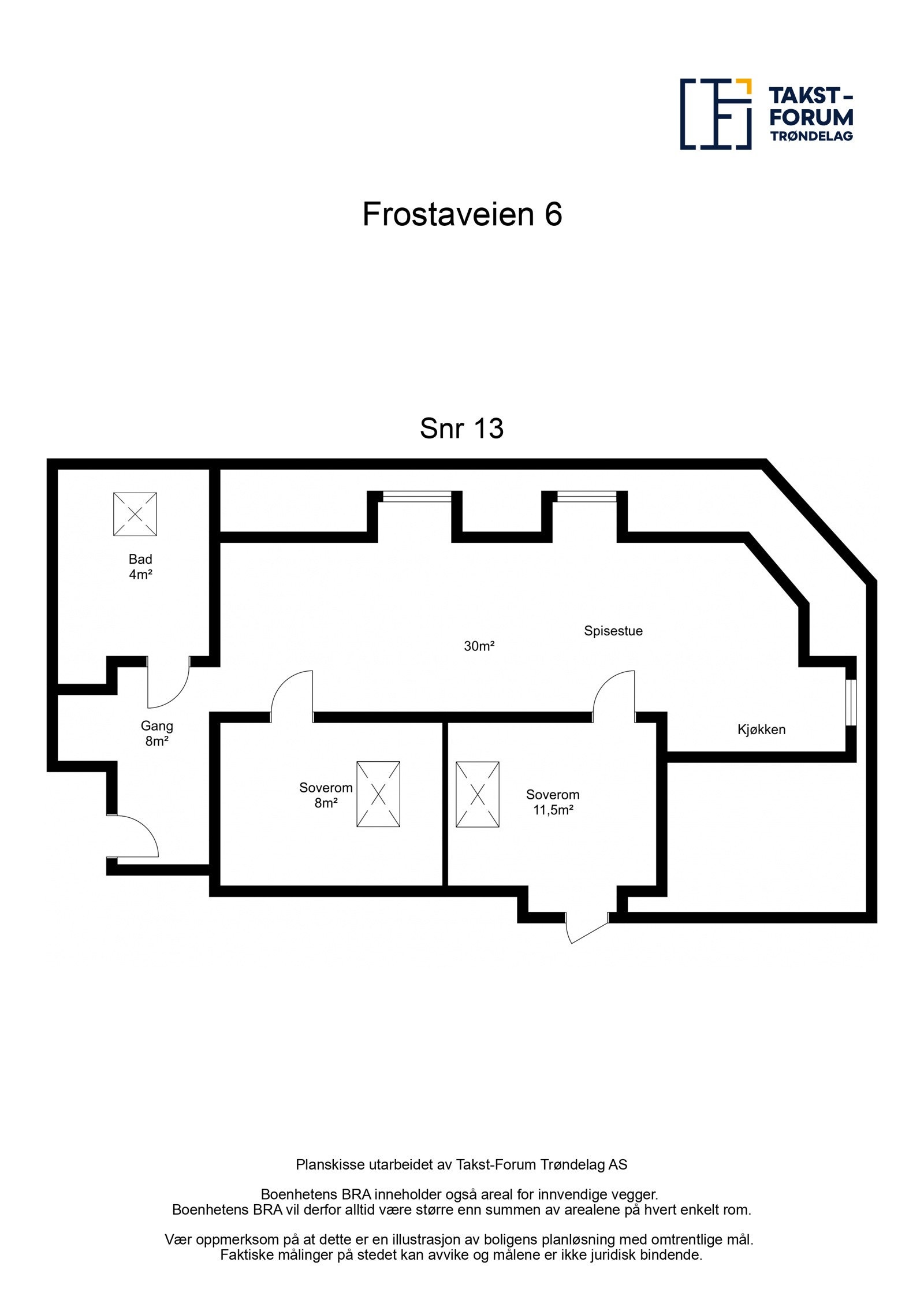 Planskisse. 4. etasje. Galleribilde