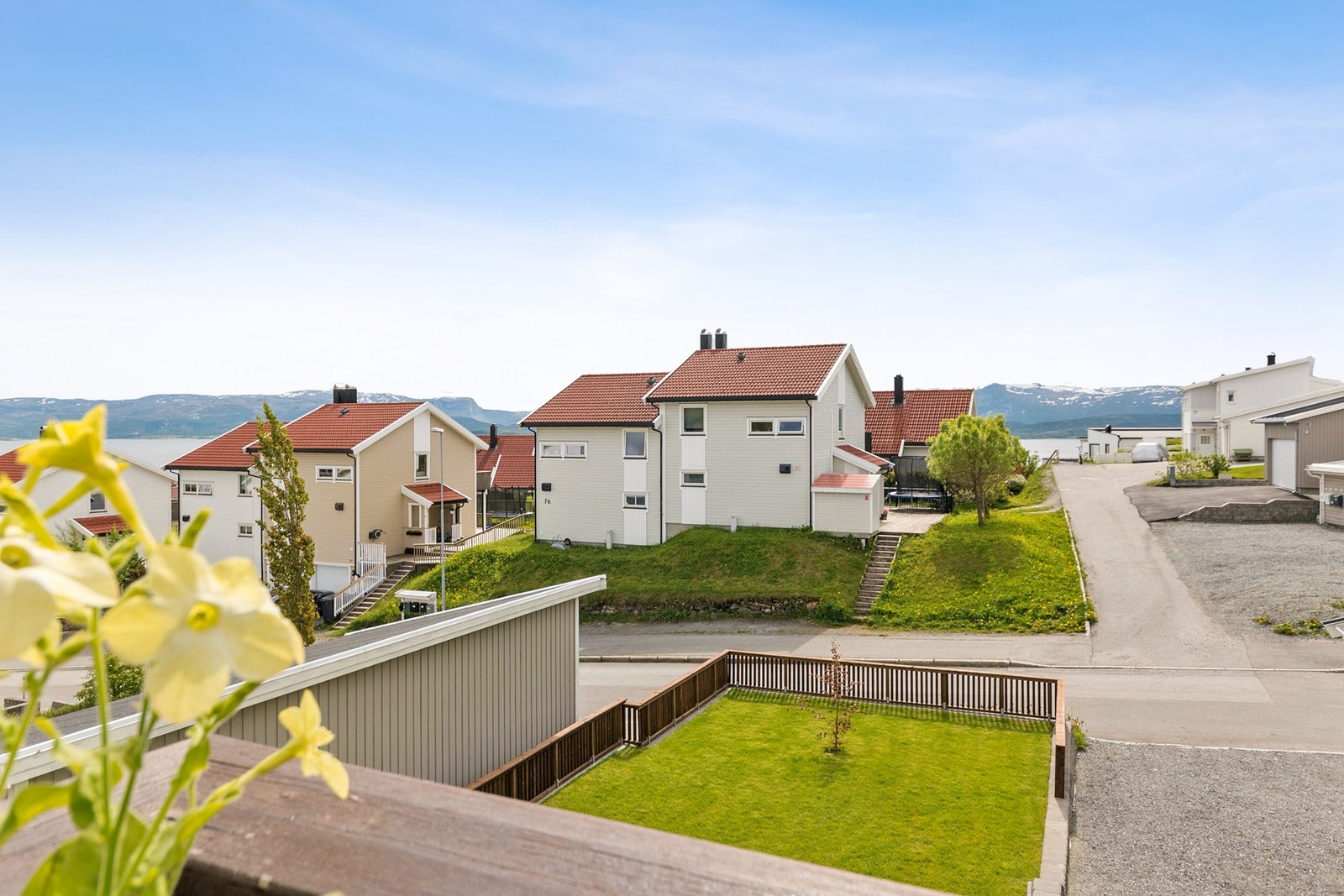 Balkong og utsikt Galleribilde