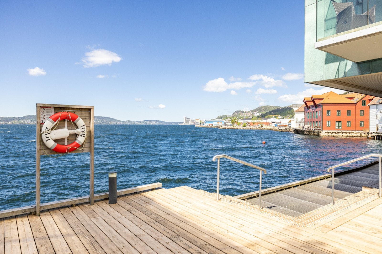 Gode bademuligheter ved Skuteviksbodene. Galleribilde