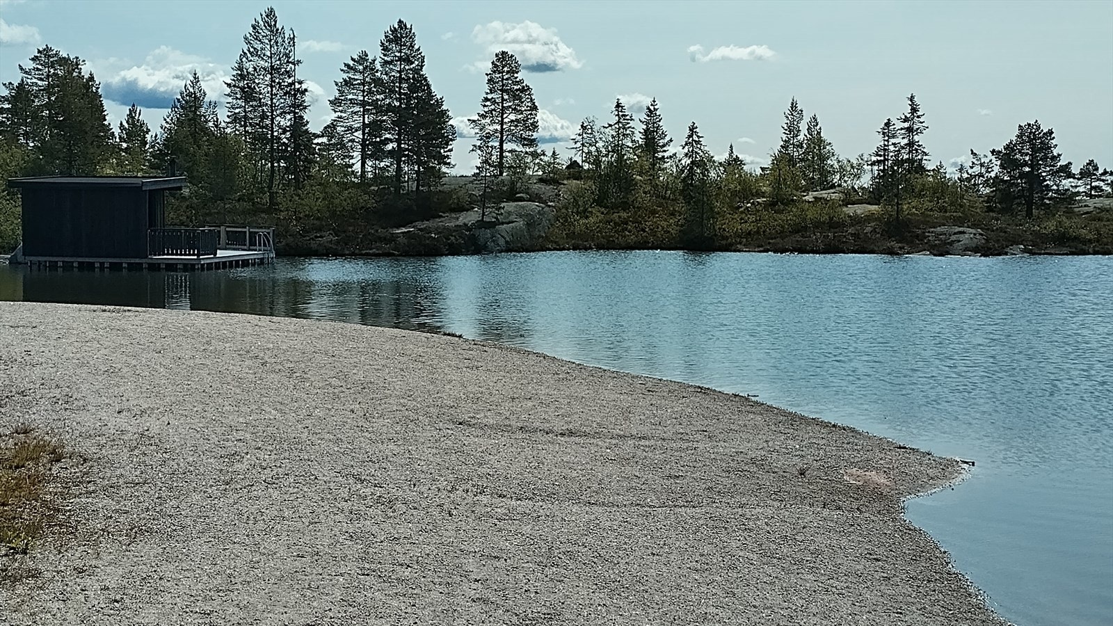 - Privat bilde - badstue og badeplass på toppen - Galleribilde