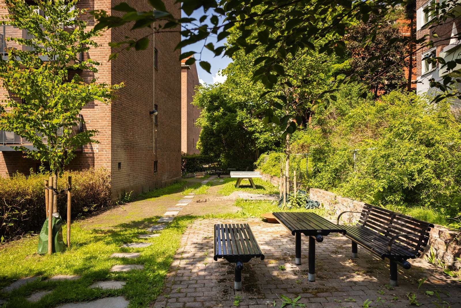 Pent opparbeidet med sitteplasser. Galleribilde