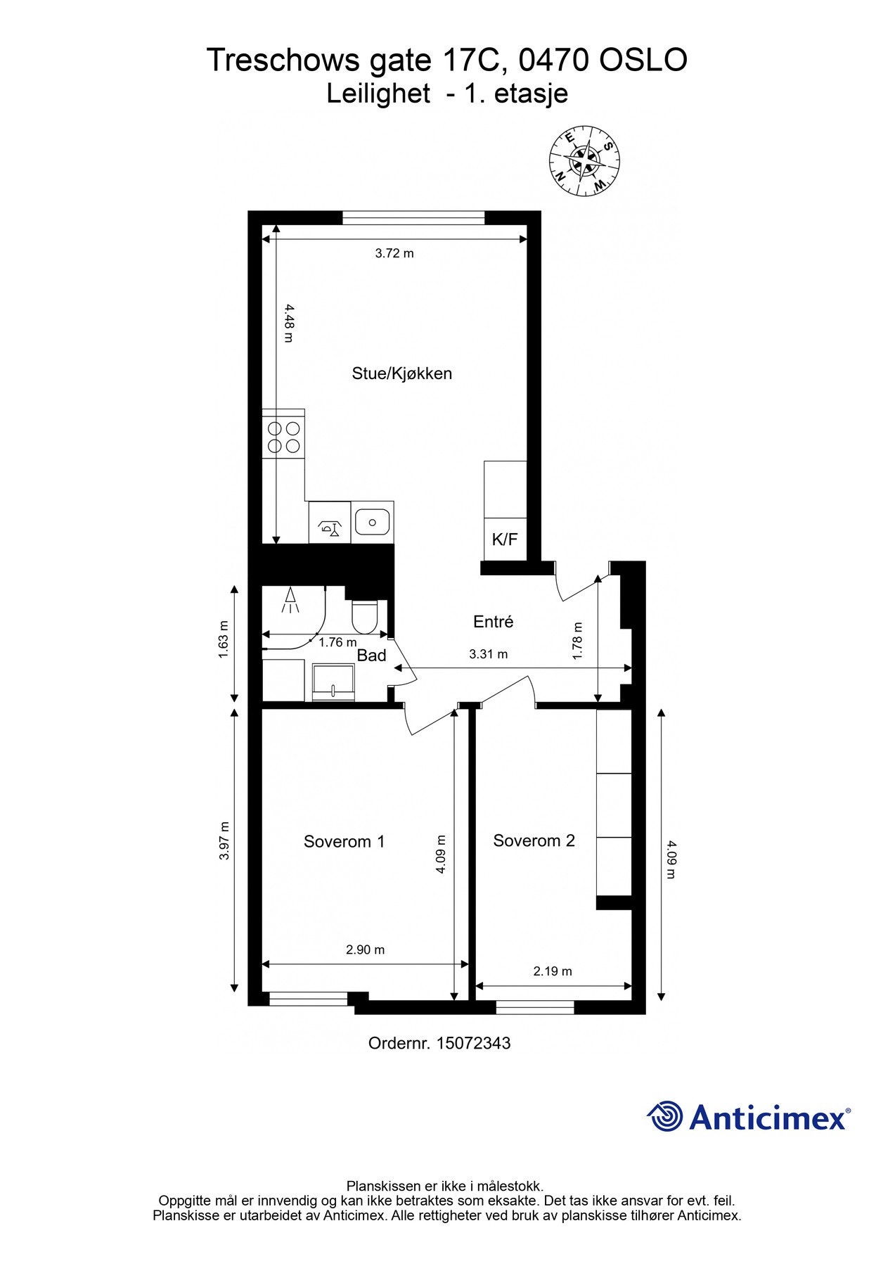 Plantegning. Galleribilde