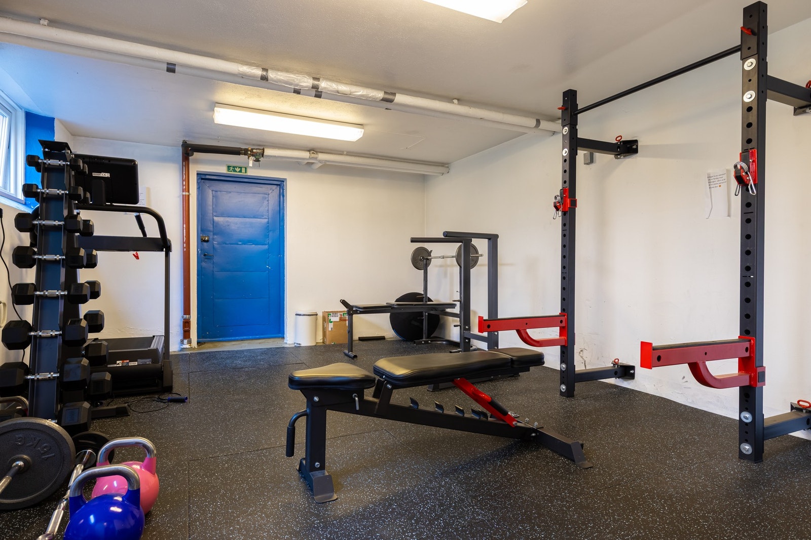 Borettslaget bygget eget treningsrom i 2024. Dette kan fritt benyttes av beboere. Galleribilde