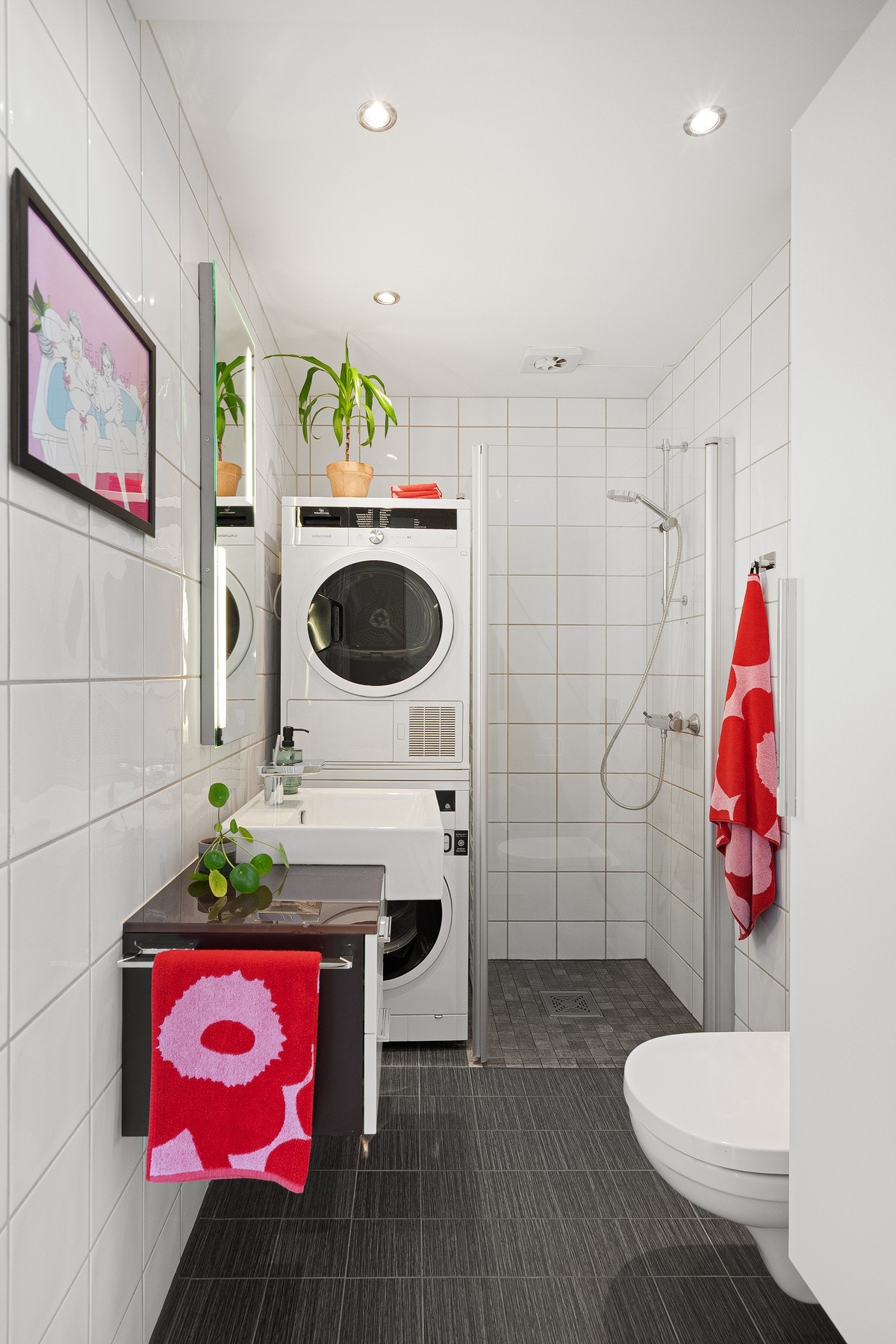 Helfliset bad fra 20006 med gulvvarme. Galleribilde