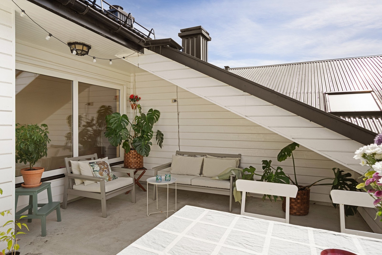 Felles takterrasse. Galleribilde