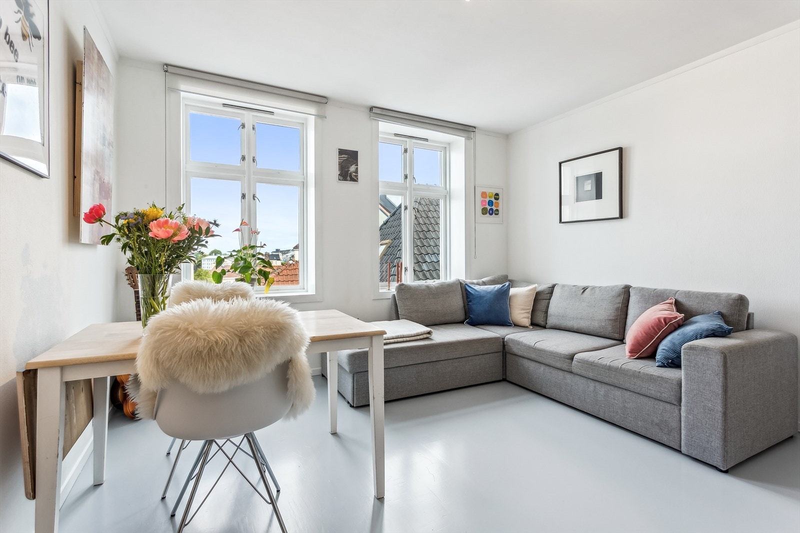 Fantastisk utsikt fra vinduene her i stuen. Galleribilde