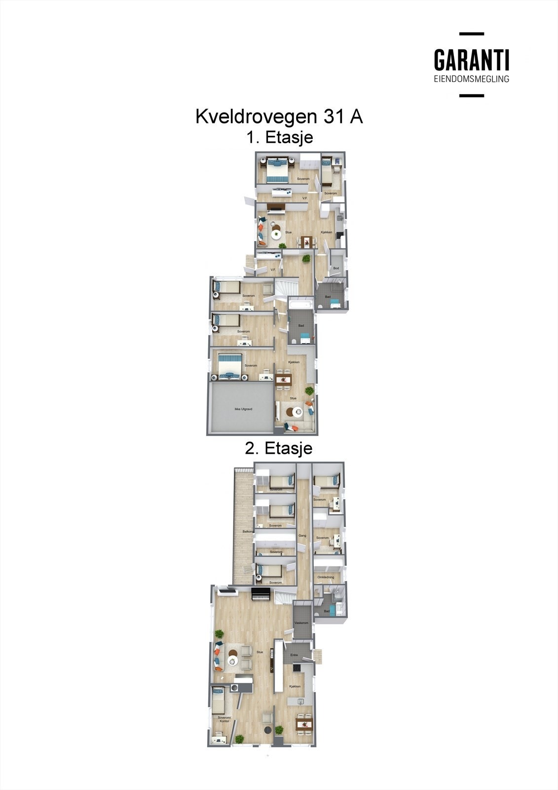 Kveldrovegen 31 A - 3D Galleribilde