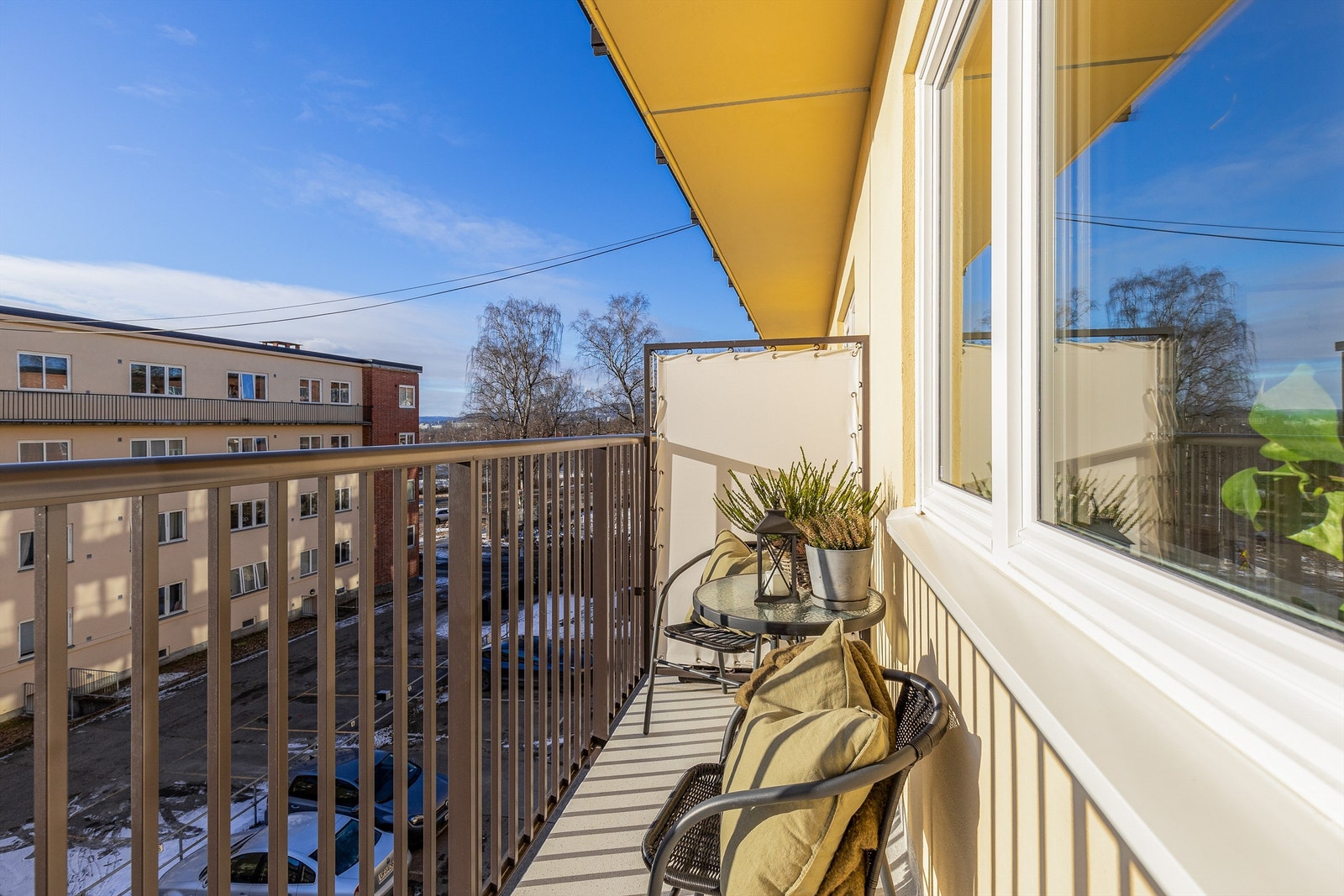 Her er det plass til å innrede med ønsket utemøblement. Galleribilde