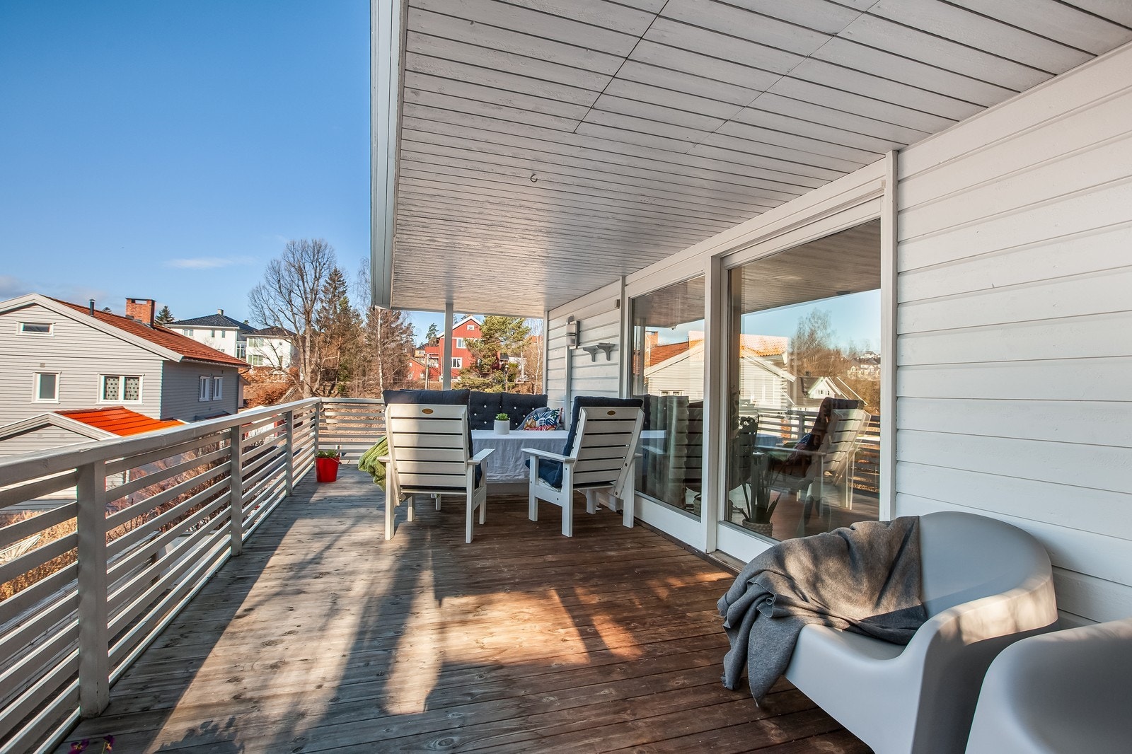 Overbygget terrasse Galleribilde