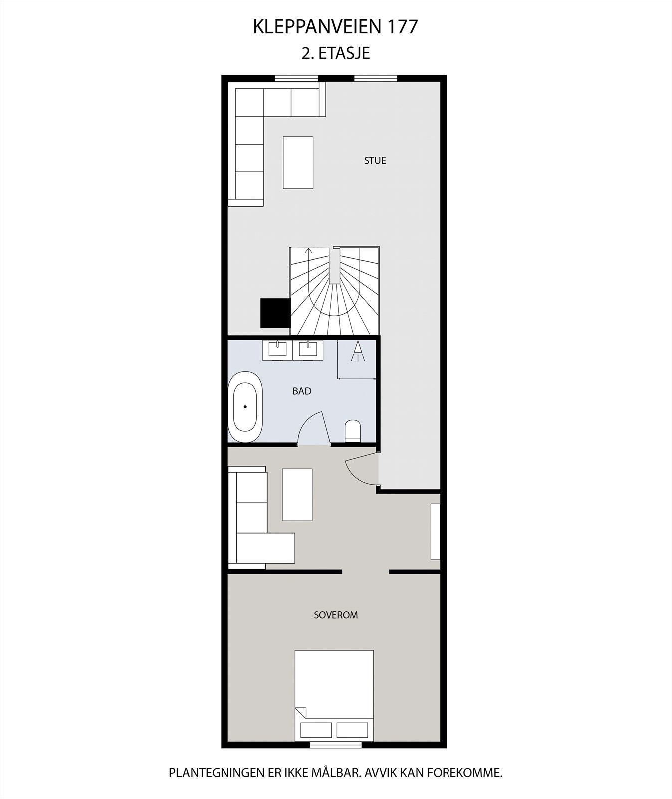 Plantegning over 2. etasje Galleribilde