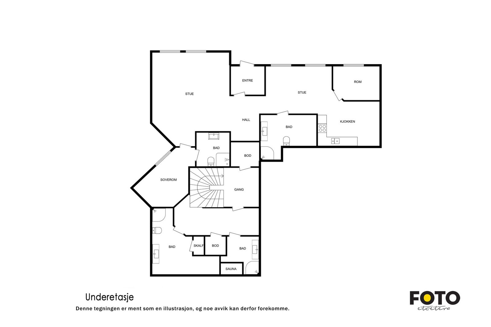 Plantegning. Galleribilde