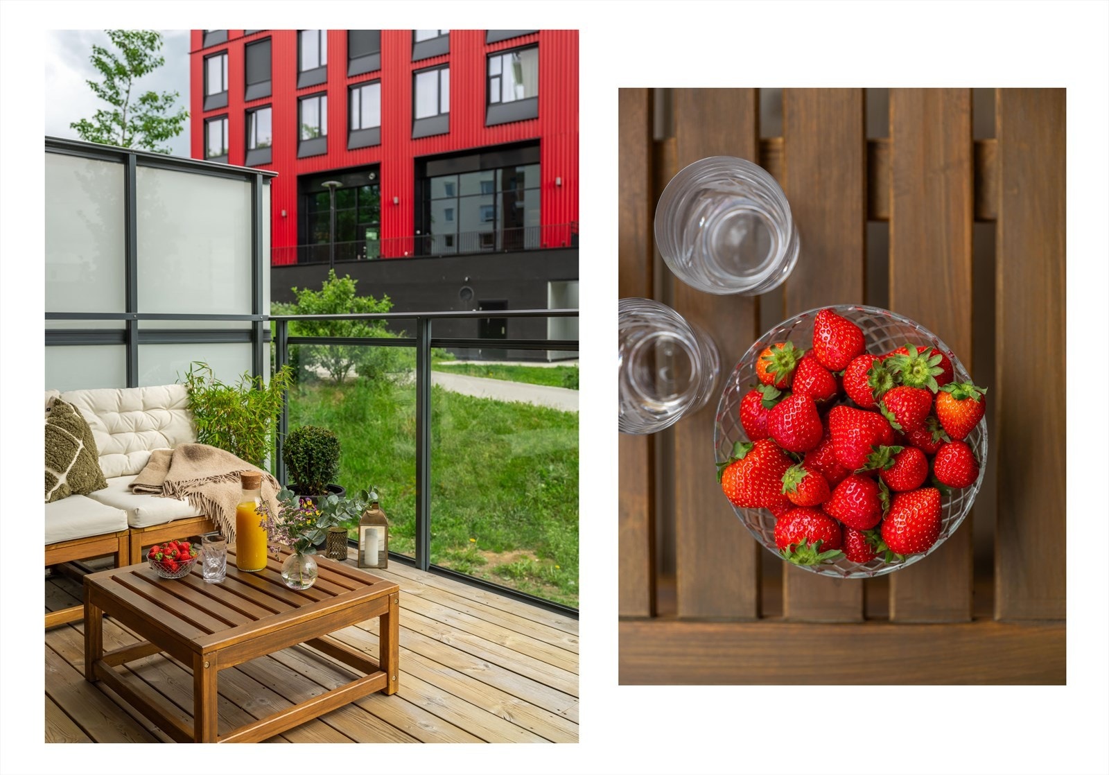 Denne plassen gjør det lett å ta med kaffekoppen ut i morgensolen. Galleribilde