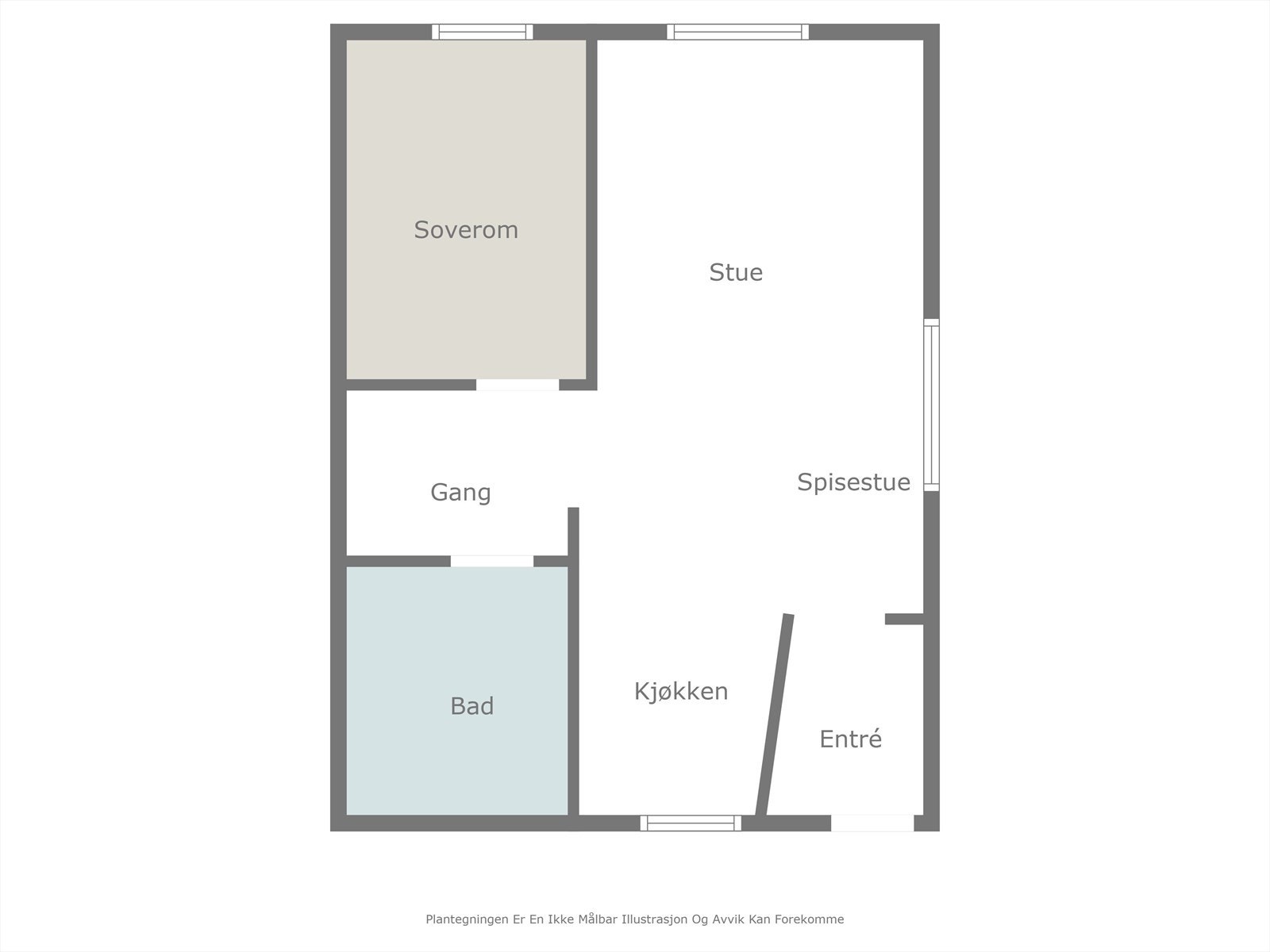 Plantegning Galleribilde