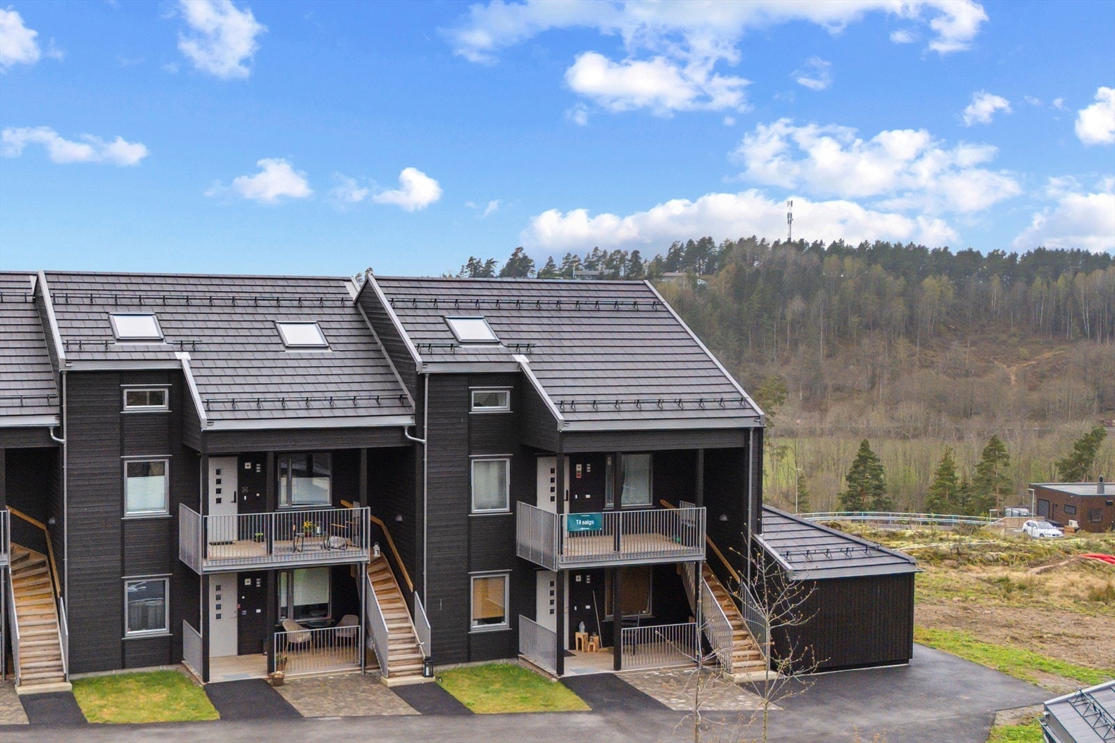 Rekkehuset stod klart i 2023 og fremstår som ny. Galleribilde