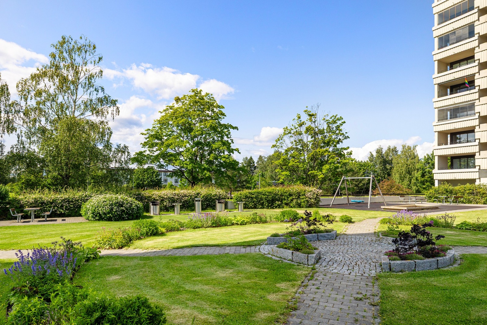 Grønne, store fellesområder. Galleribilde