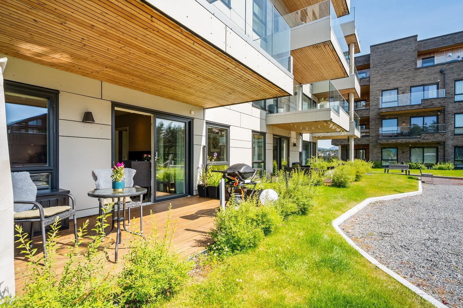 Gode solforhold med sol hele dagen sommerstid i følge selger. Galleribilde