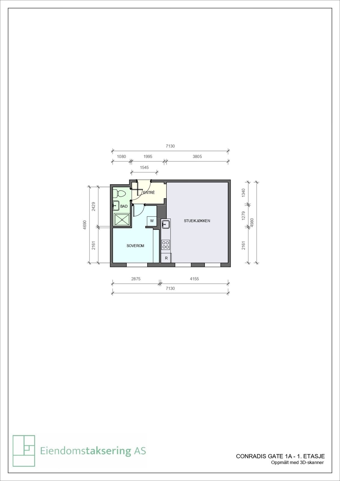 Plantegning. Galleribilde