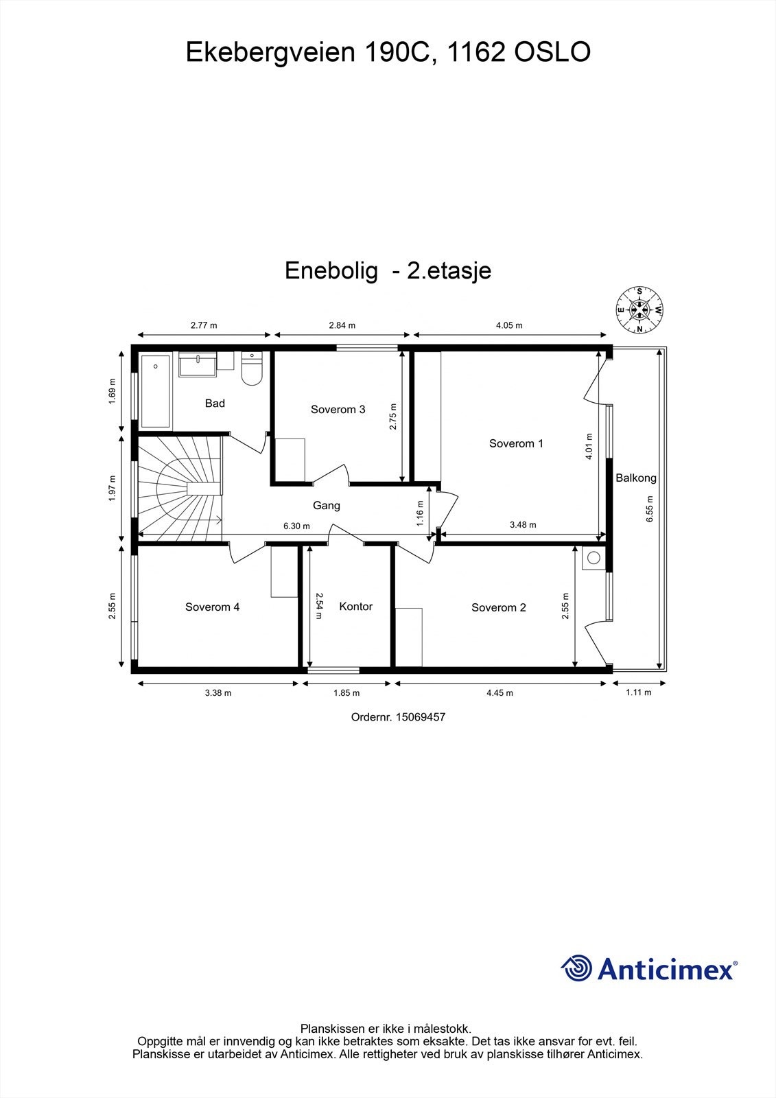 Plantegning 2. Etasje Galleribilde