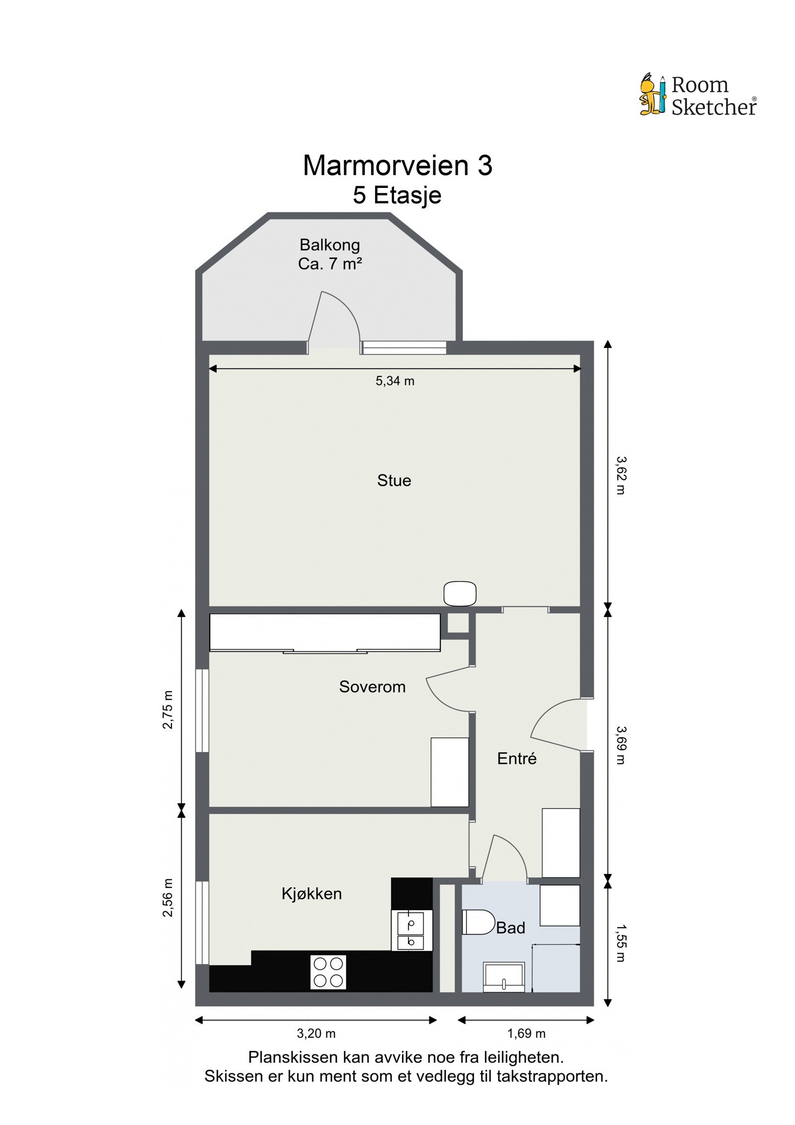 Plantegning Galleribilde