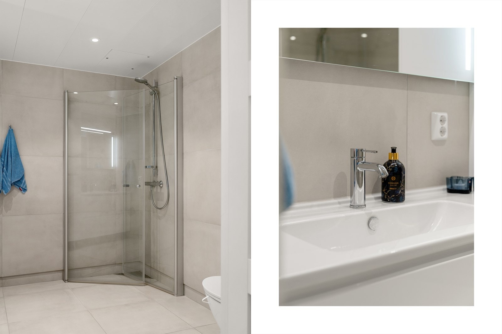Badet har gulvvarme. Galleribilde