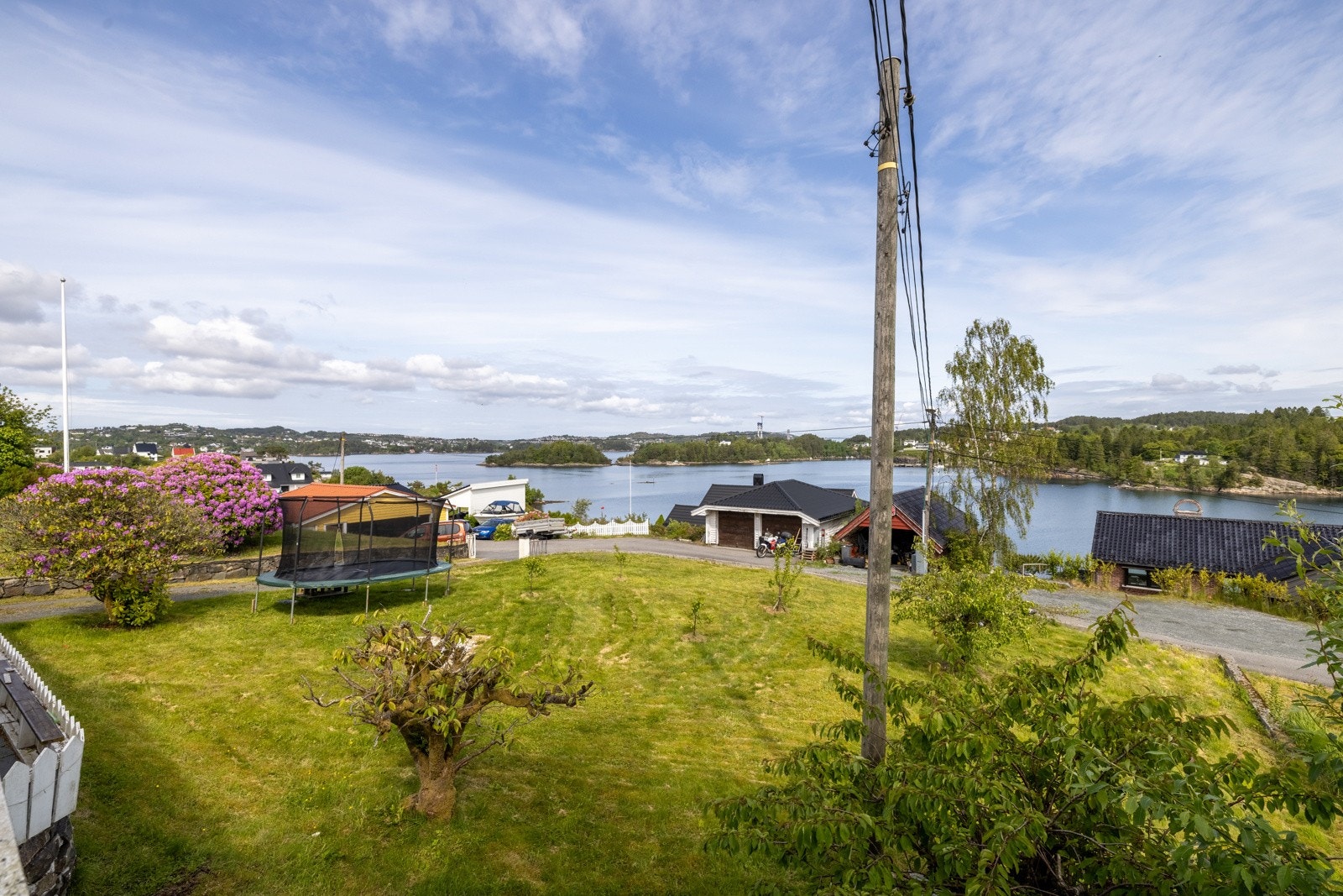 Fantastisk sjøutsikt fra eiendommen. Galleribilde