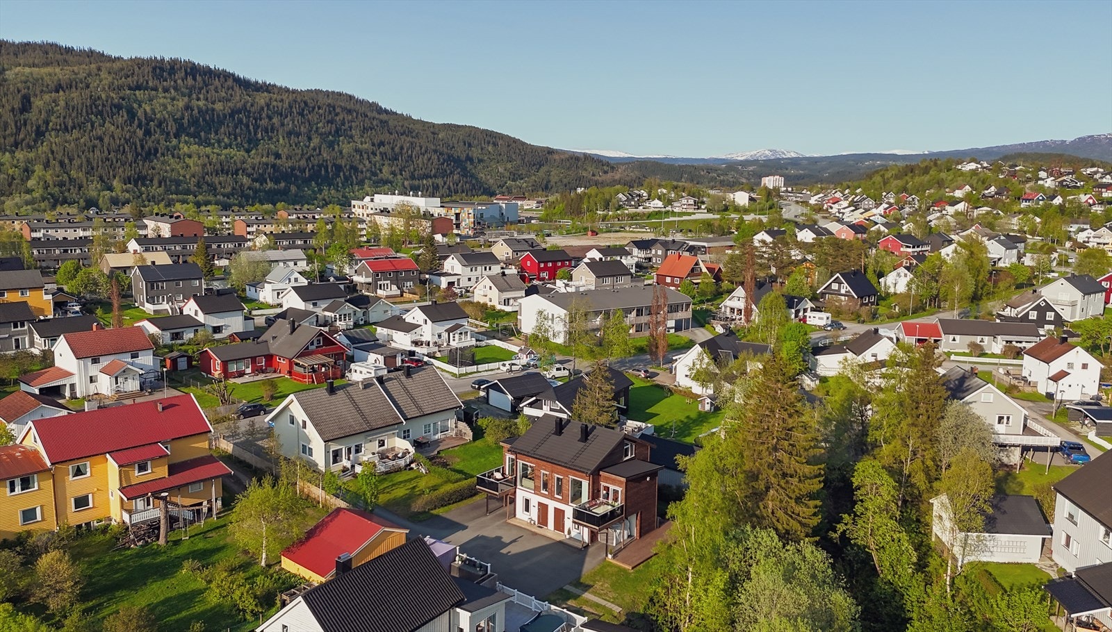 Du kan få grønt boliglån med gode betingelser om du skal kjøpe en energieffektiv bolig, slik som denne. Det finnes flere banker som tilbyr dette. Galleribilde