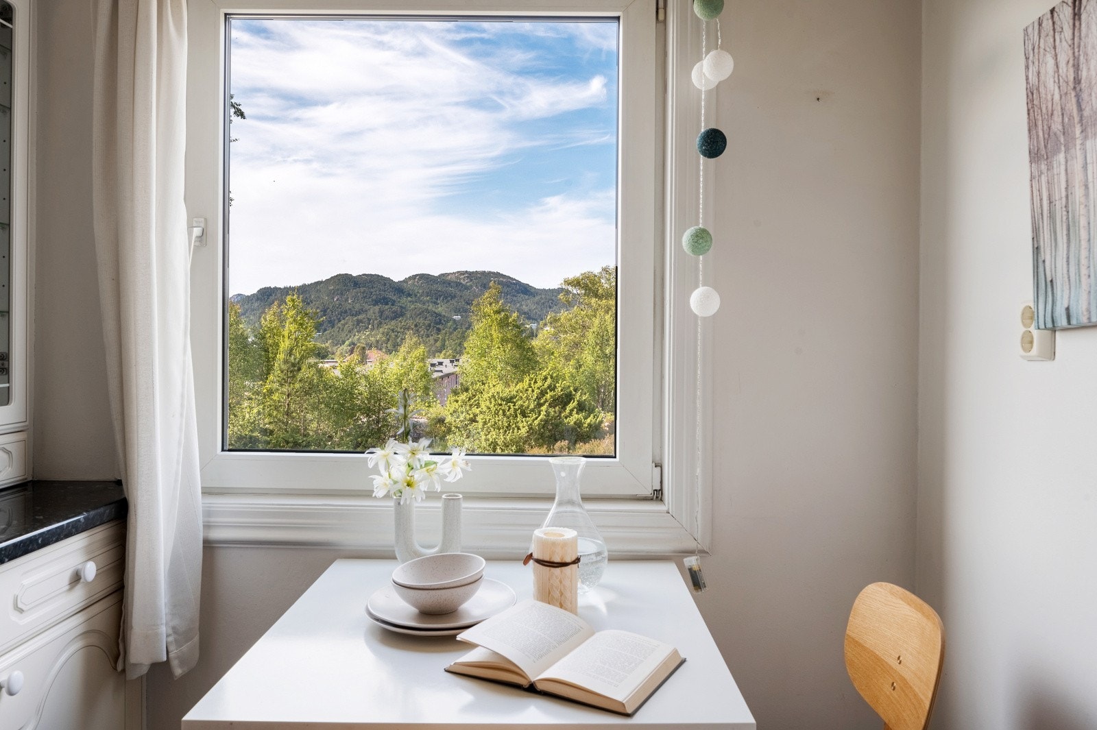 Her kan du nyte morgenkaffen med flott utsikt! Galleribilde