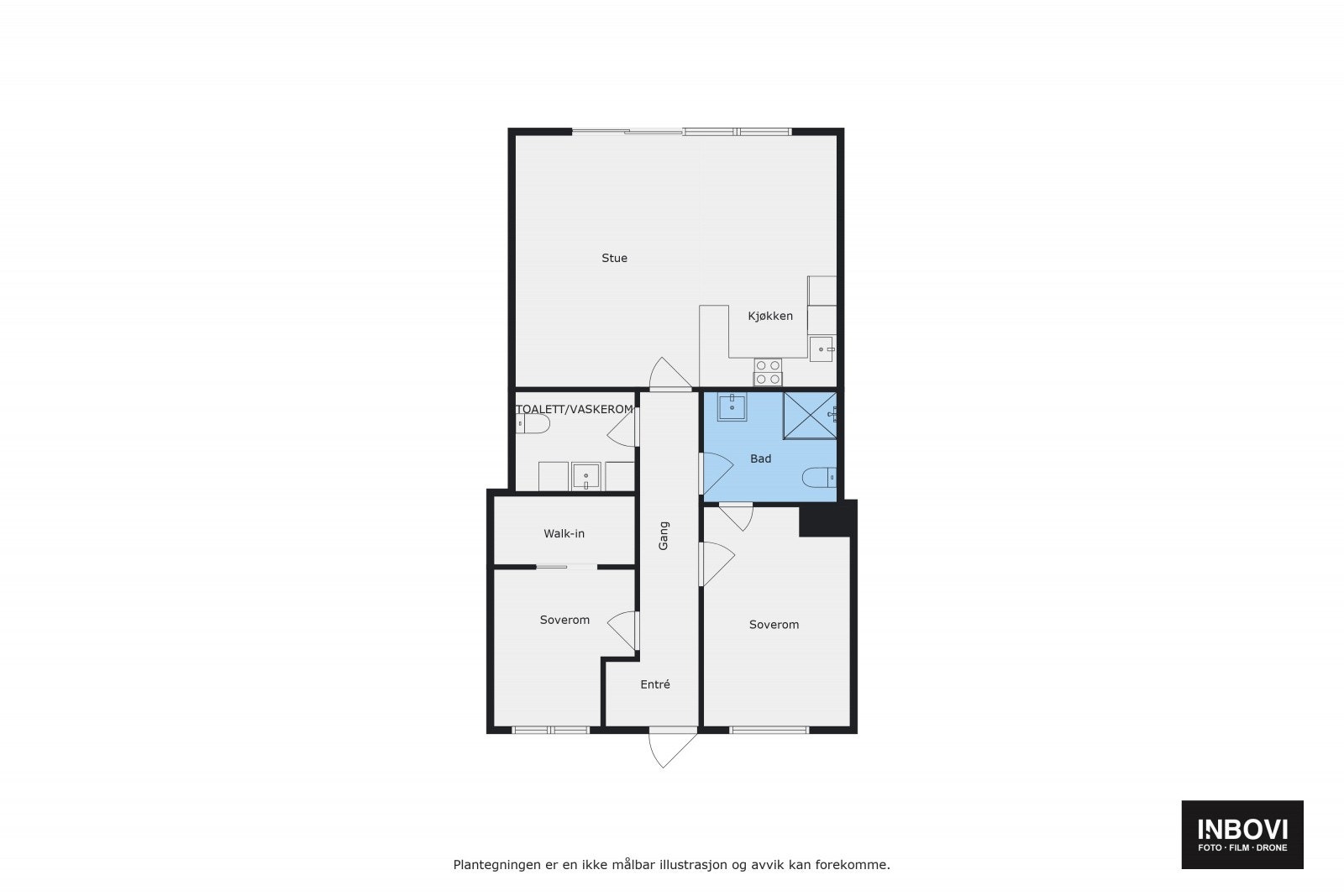 Planskisse Galleribilde