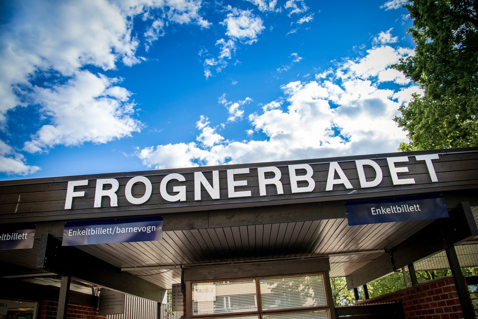 Frognerbadet. Galleribilde