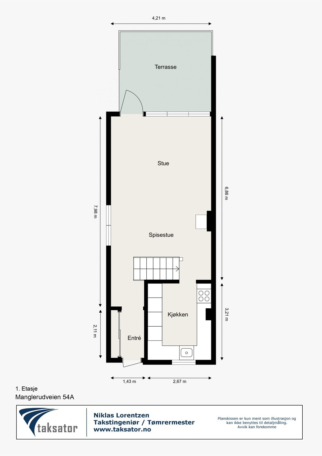 Plantegning 1. etasje. Galleribilde