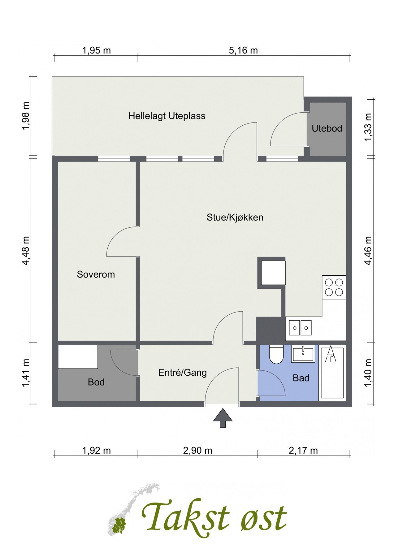Dagens planløsning. Galleribilde