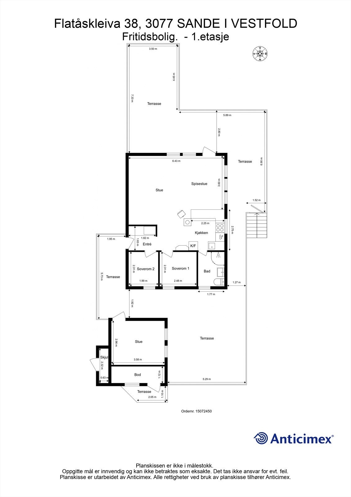 Plantegning - 1. etasje Galleribilde