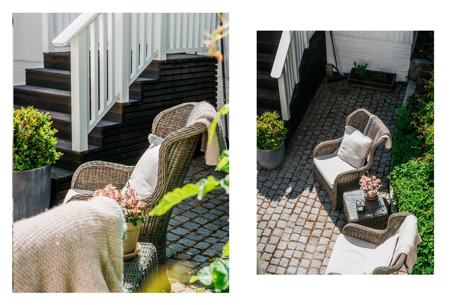 Flere soner for plassering av utemøbler Galleribilde