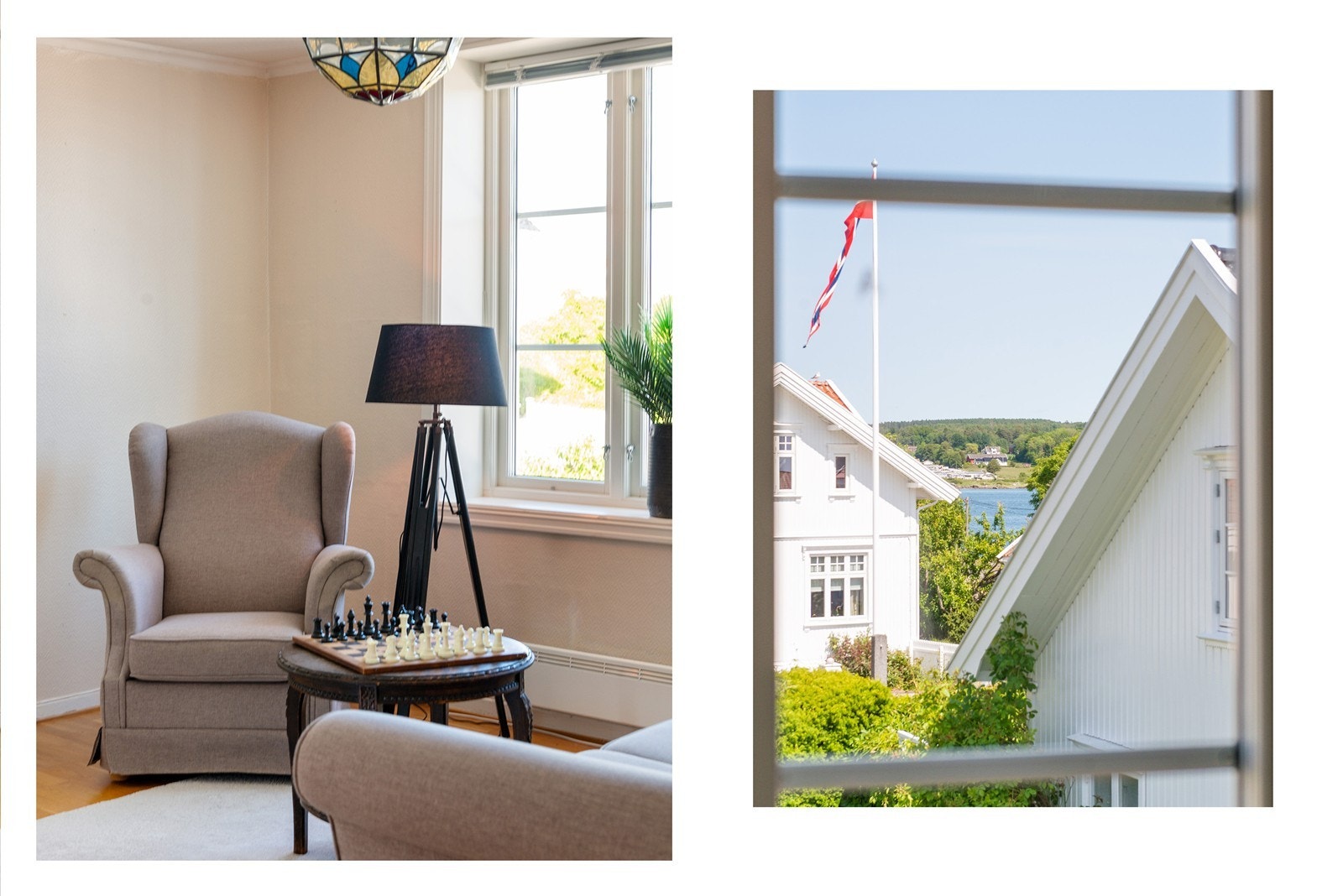 Til og med litt sjøgløtt her oppe Galleribilde