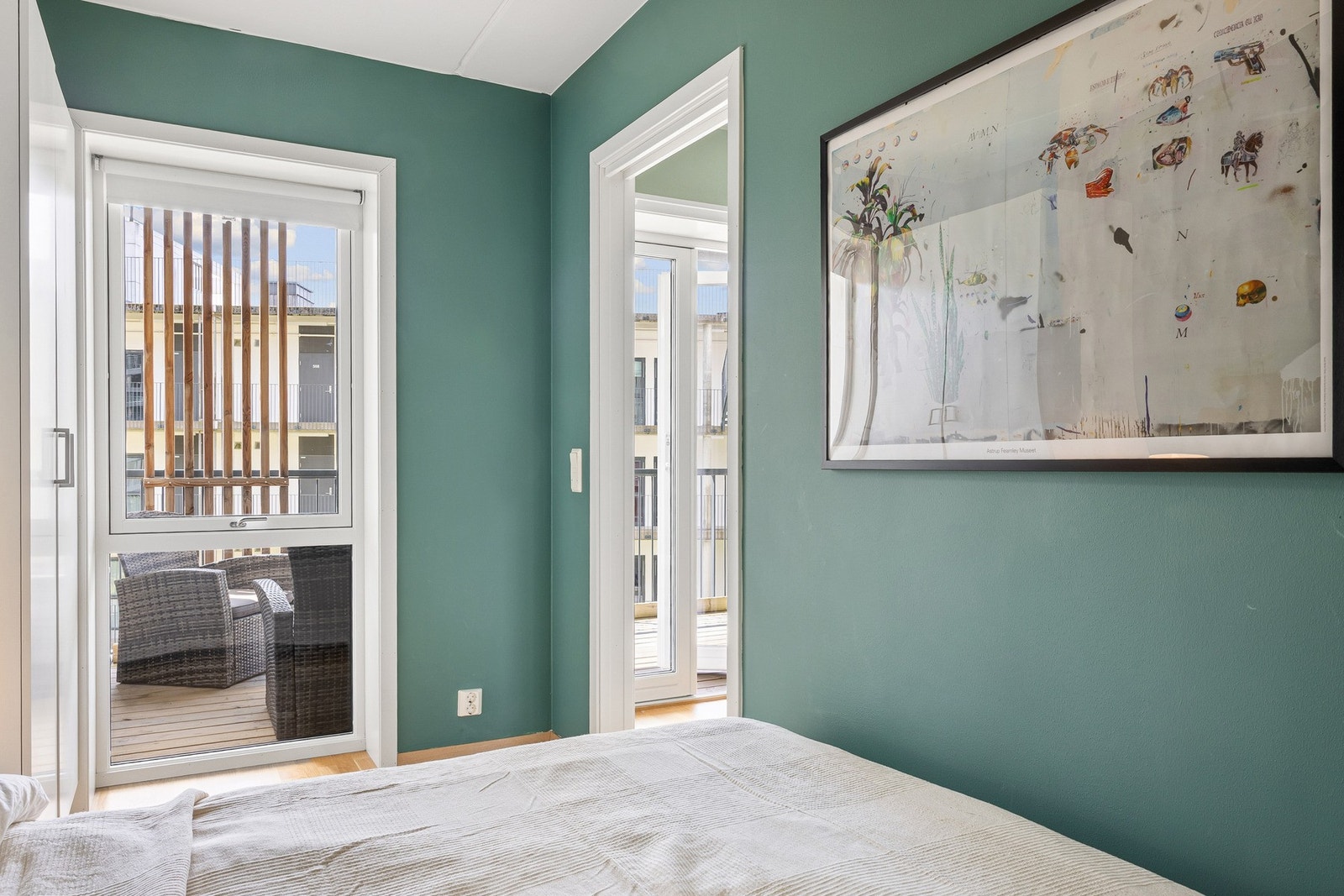 God plass til dobbeltseng. Galleribilde