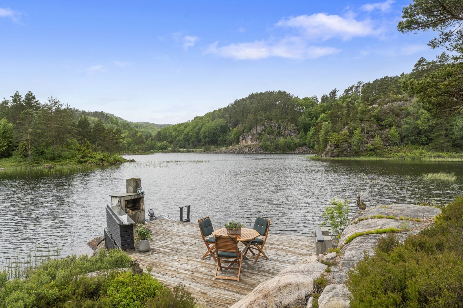 Adkomst med båt. Galleribilde